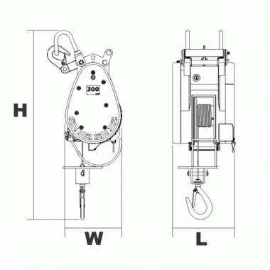 微型电动葫芦DU-300A 小金刚DU-300A micro electric hoist DU-300A