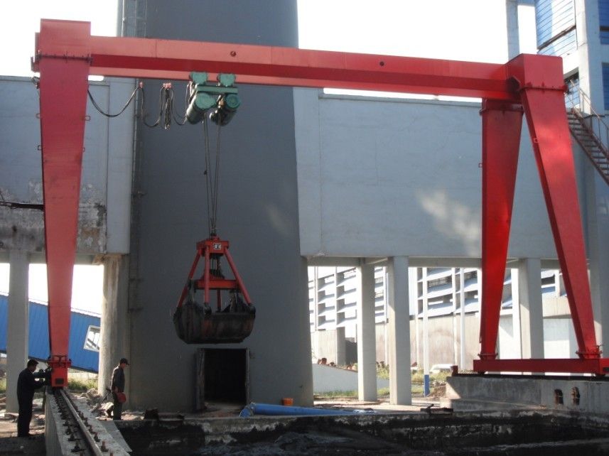 MHZ型电动葫芦抓斗门式起重机 MHZ type electric hoist grab gantry crane