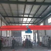 单梁悬挂起重机安装现场  installation site of single girder suspension crane