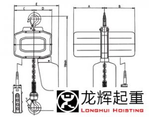 HH-B型单相环链电动葫芦