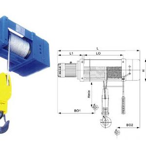 龙辉起重：双速钢丝绳葫芦的特点介绍